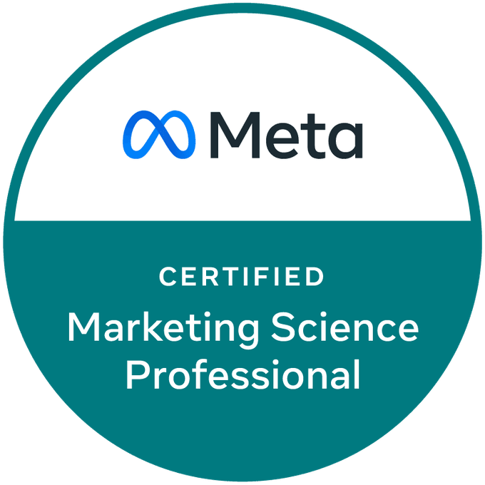 Meta Certified Marketing Science Professional badge