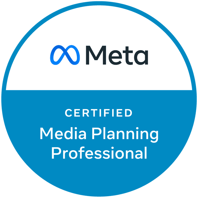 Meta Certified Media Planning Professional badge