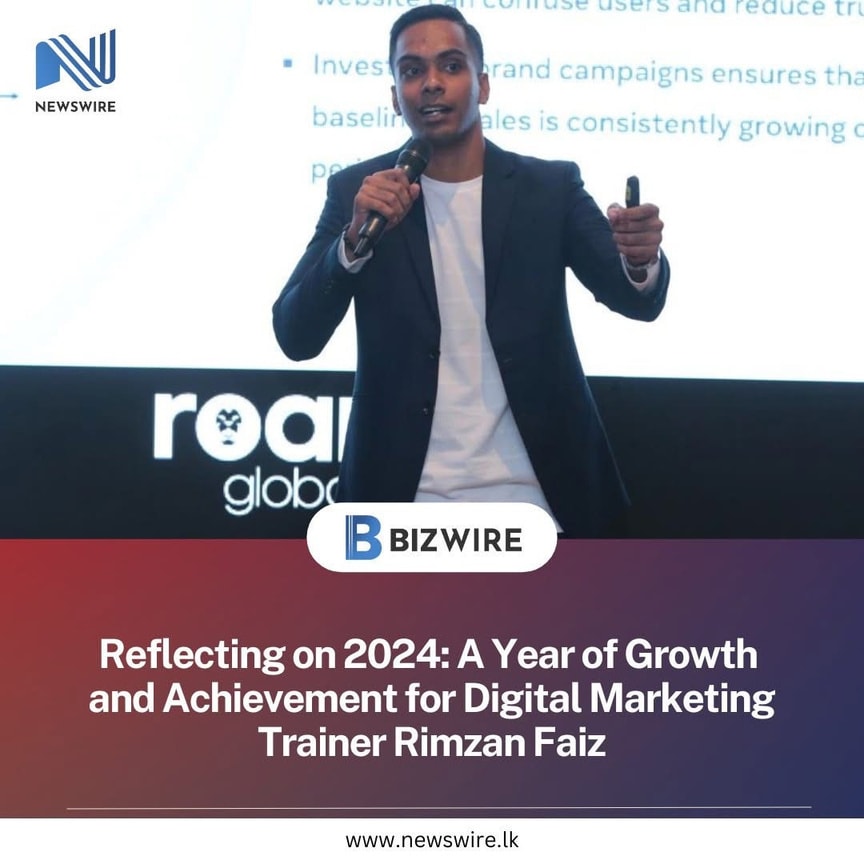 Bizwire feature on Rimzan Faiz