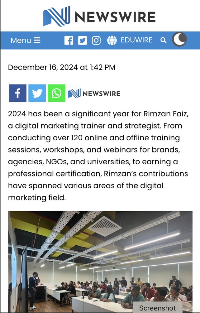 Newswire 2024 feature